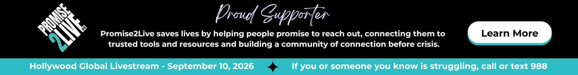 Proud Supporter of Promise2Live.org